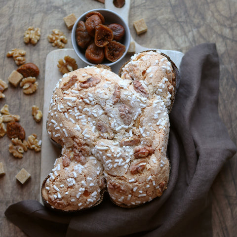 Colomba artigianale noci e fichi