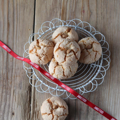 Traditional artisan amaretti biscuits